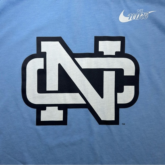 Nike UNC North Carolina Tar Heels Men’s Long Sleeve Hoodie T-Shirt Blue size L - Picture 4 of 12